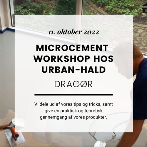 MicroCement Workshop Den 11-10-2022 Dragør