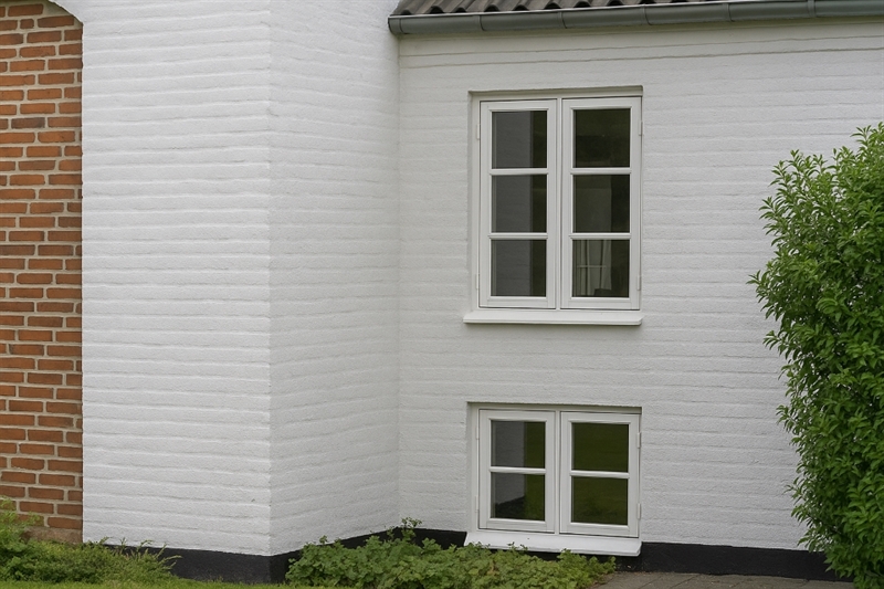 Vandskuret facade
