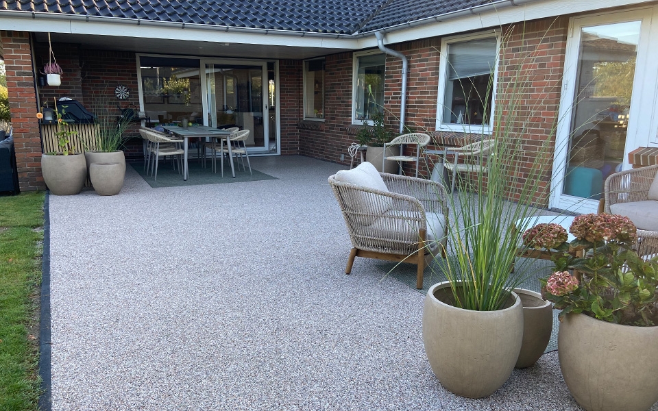 stentæppe udendørs terrasse