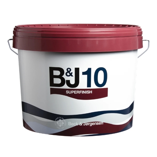 Beck og Jørgensen Vægmaling 10 Superfinish i spand med rødt låg