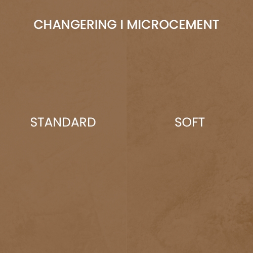 Sammenligning af changering i Standard og Soft