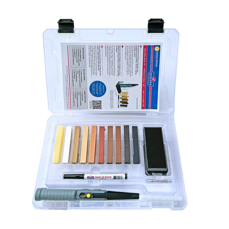 Hård voks Basic kit med 10 farver