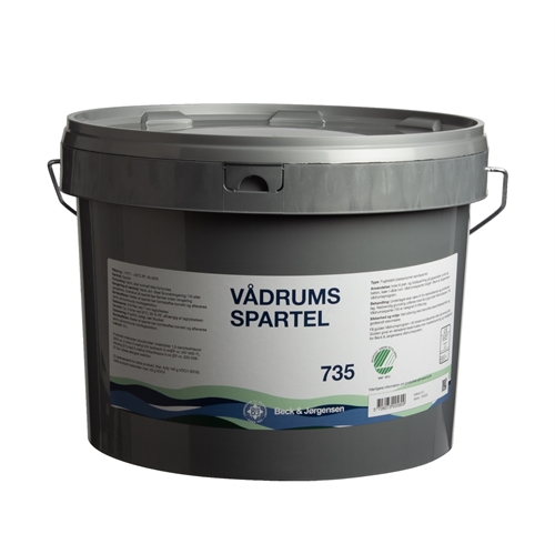 Spand 10 L med Vådrumsspartel fra Beck & Jørgensen