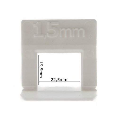 SOLID Nivelleringssystem 1,5 mm KLIPS 100stk 